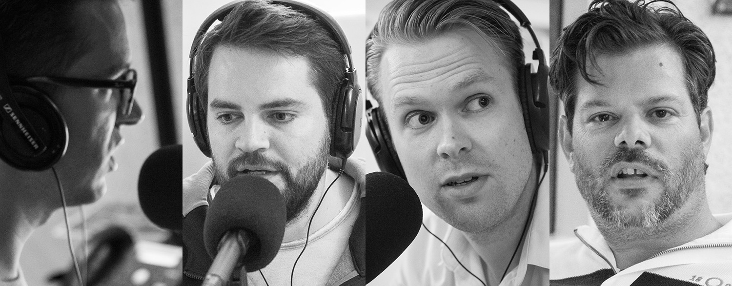 Randal Peelen, Jurian Ubachs, Wout Funnekotter en Floris Diemel